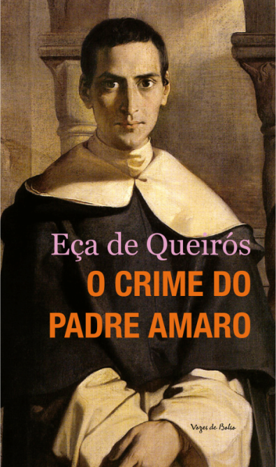 Capa do livro "O crime do Padre Amaro"