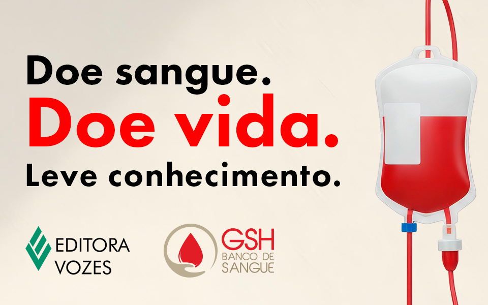 Editora Vozes incentiva doação de sangue com distribuição de livros