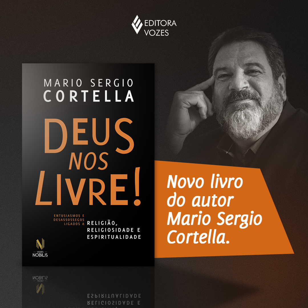 Mario Sergio Cortella lança seu livro Deus nos livre! em São Paulo